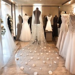 Two layers Chapel Wedding Veil 