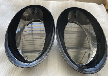 Serving Bowls, Black Oval, Party Essentials - Hard Plastic