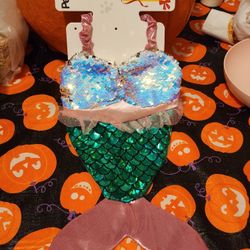 Pet Mermaid Halloween Costume 🎃 $25