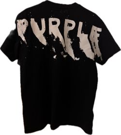 Purple Brand Black Graphic T-Shirt