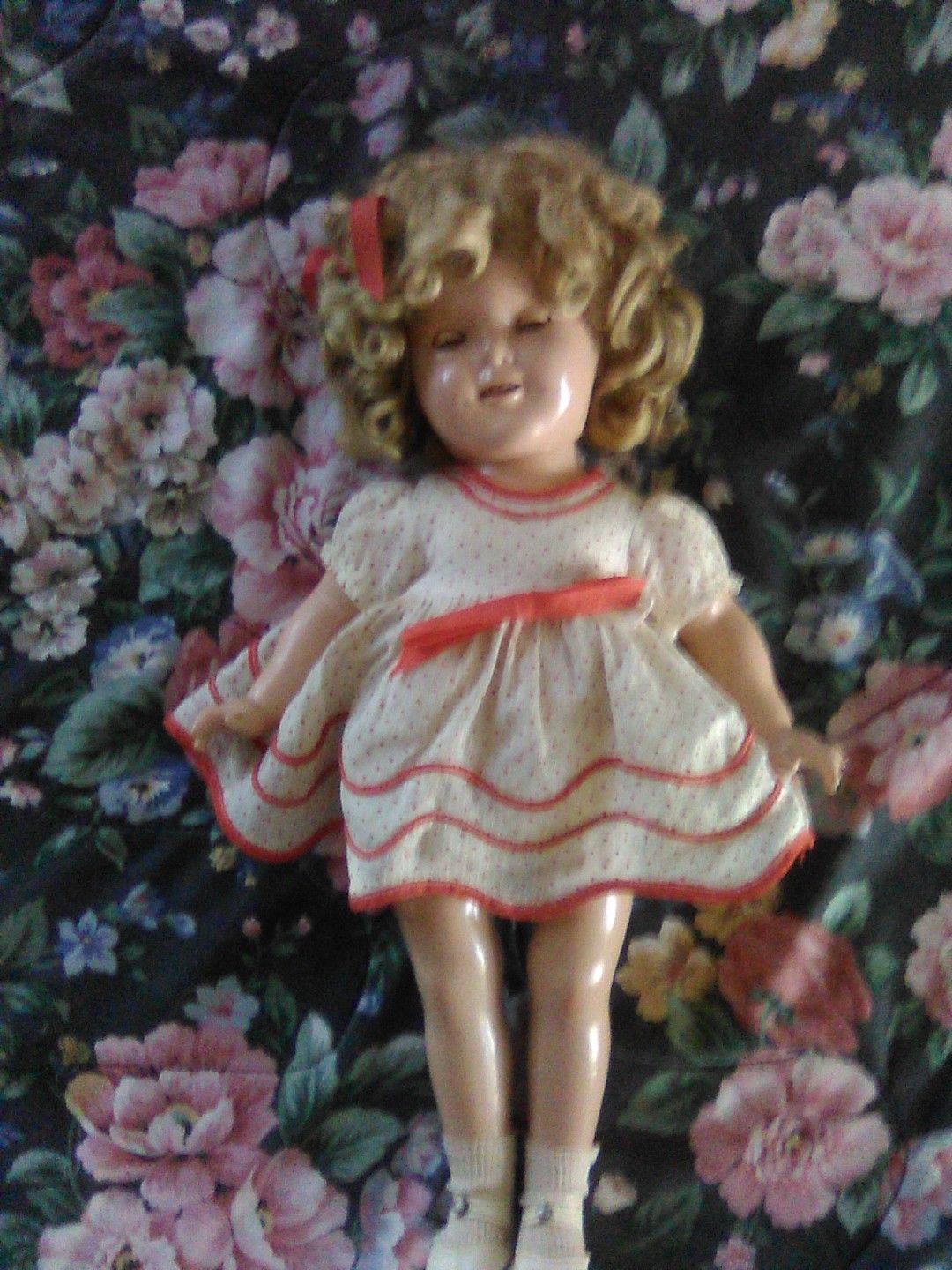 Antique Shirley Temple composite doll