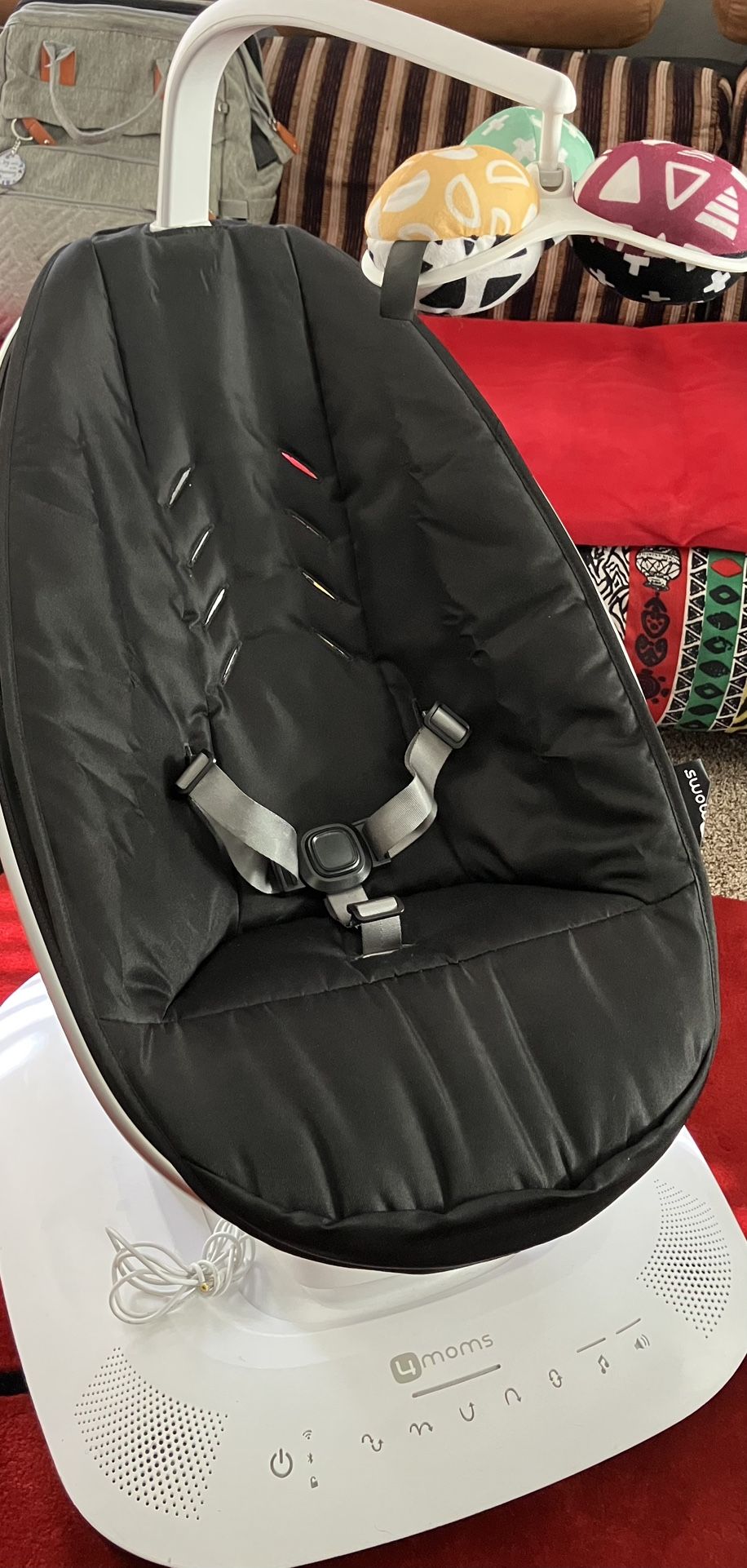 4moms Black And White Baby Motion Swing