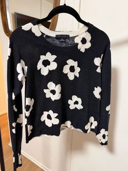 Sanctuary Floral Knit Sweater XXS