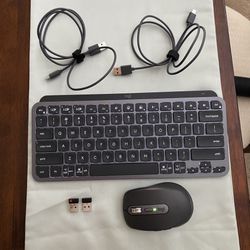 Logitech Keyboard & Mouse - MX Keys Mini & MX Keys Mini 3 - Read description 