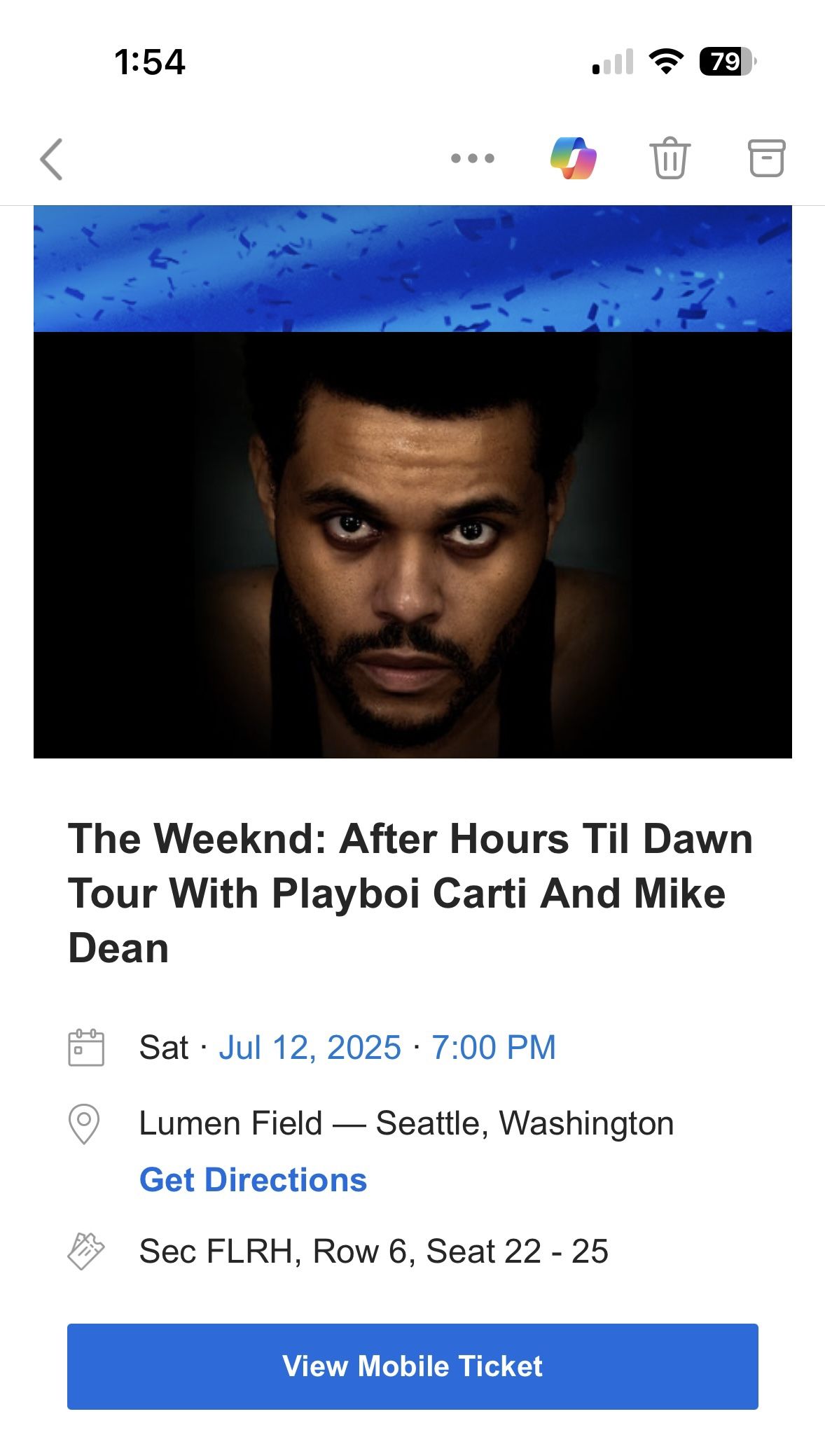 The Weeknd Tickets FLOOR SEATS