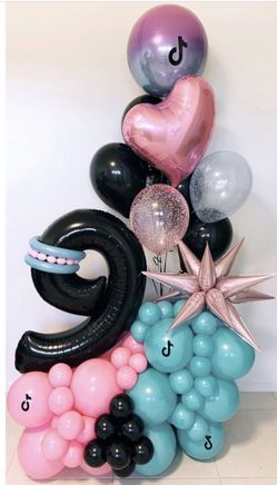 Balloons Bouquet- Happy Birthday - Tik tok