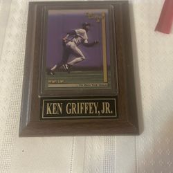 Ken Griffey Junior Baseball Card Framed