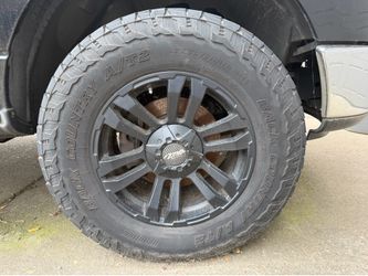 All terrain tires and wheels.