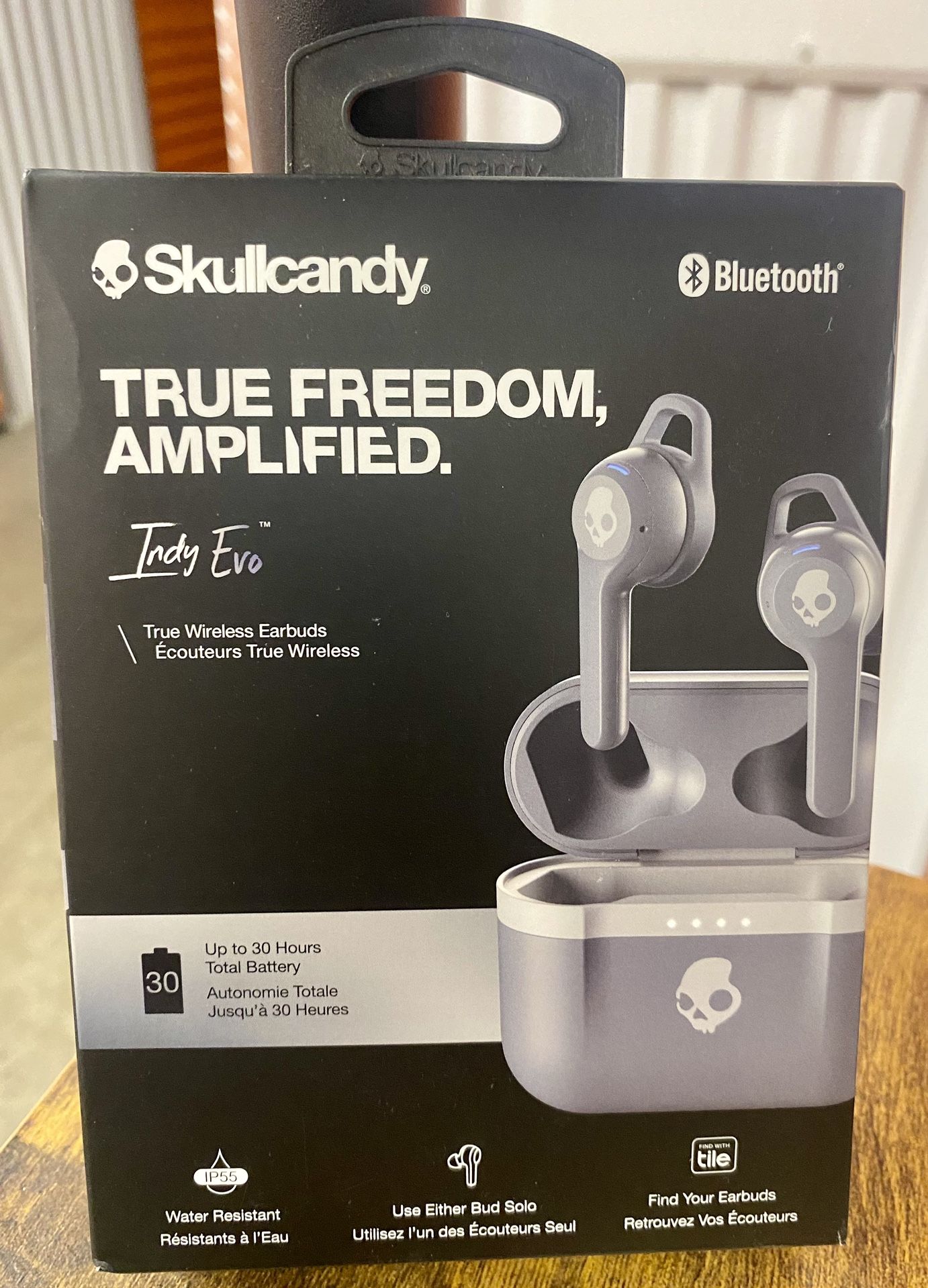 Skull Candy Indy Evo Bluetooth Headphones - Chill Grey $25