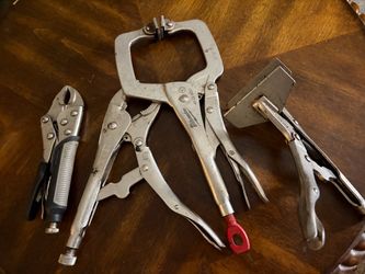 Duck bills, c clamps.