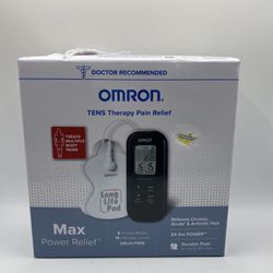 Omron PM500 Max Power Relief Pads TENS Therapy Pain Unit Device New