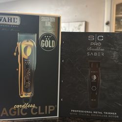 Wahl Cordless + Saber Trimmer New 220