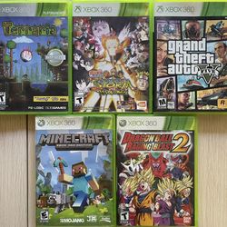 Xbox 360 Bundle (5 Games - Sold as a Set)