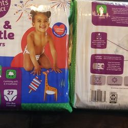 2 Packs Size 5 Parent's Choice Diapers