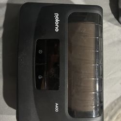 Polono A400 Bluetooth thermal shipping label printer.  It prints 4x6 inch labels using thermal technology, meaning it requires no ink or ton
