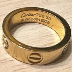 CARTIER 18K GOLD RING