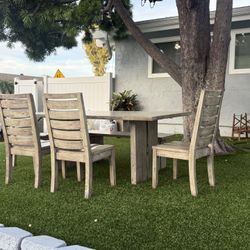 Table 4chairs And Bench 