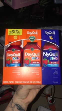 Tiple pack  kids day quil nite quil