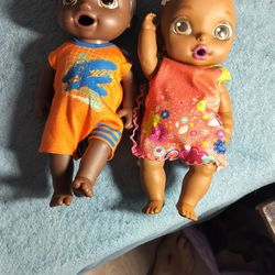 Hasbro Baby Alive 2 Male And Female Doll