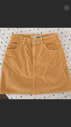 Topshop Corduroy Short Skirt