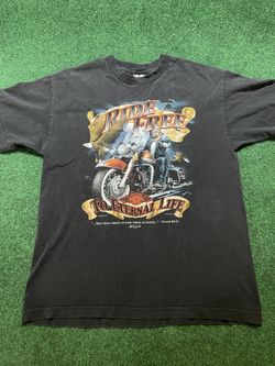 Vintage Y2K Ride Free Bike Shirt