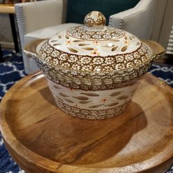 Temp Tations Casserole Dish W Lid And Rack, Like New