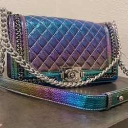 Chanel Rainbow Boy Bag
