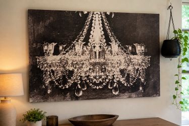 Large Chandelier Canvas Wall Art – 45” x 30”
