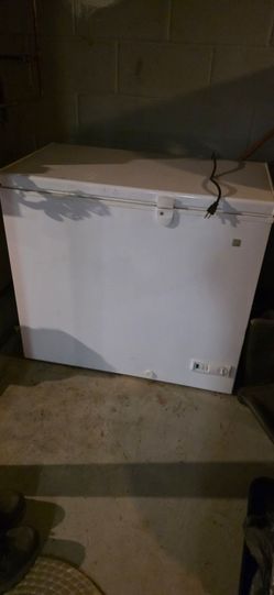 Chest freezer.