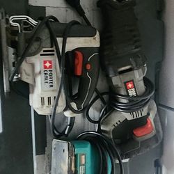 Sawzall, Jigsaw, Orbital Sander
