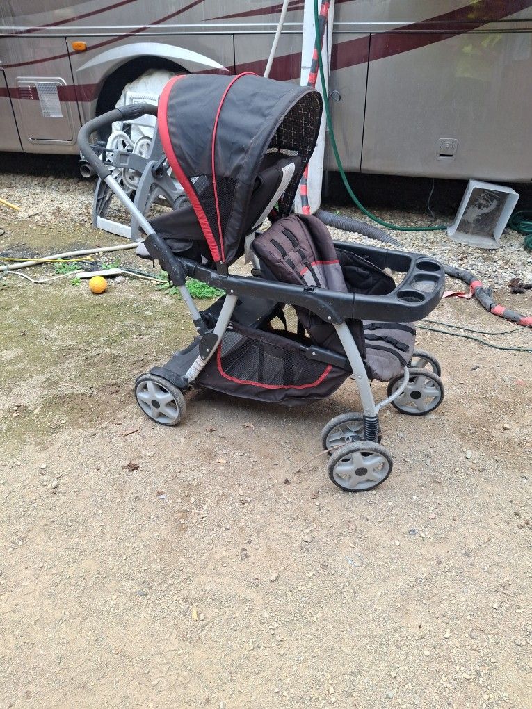 Double Baby Stroller
