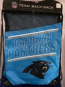 BRAND NEW Carolina Panthers Drawstring Backpack