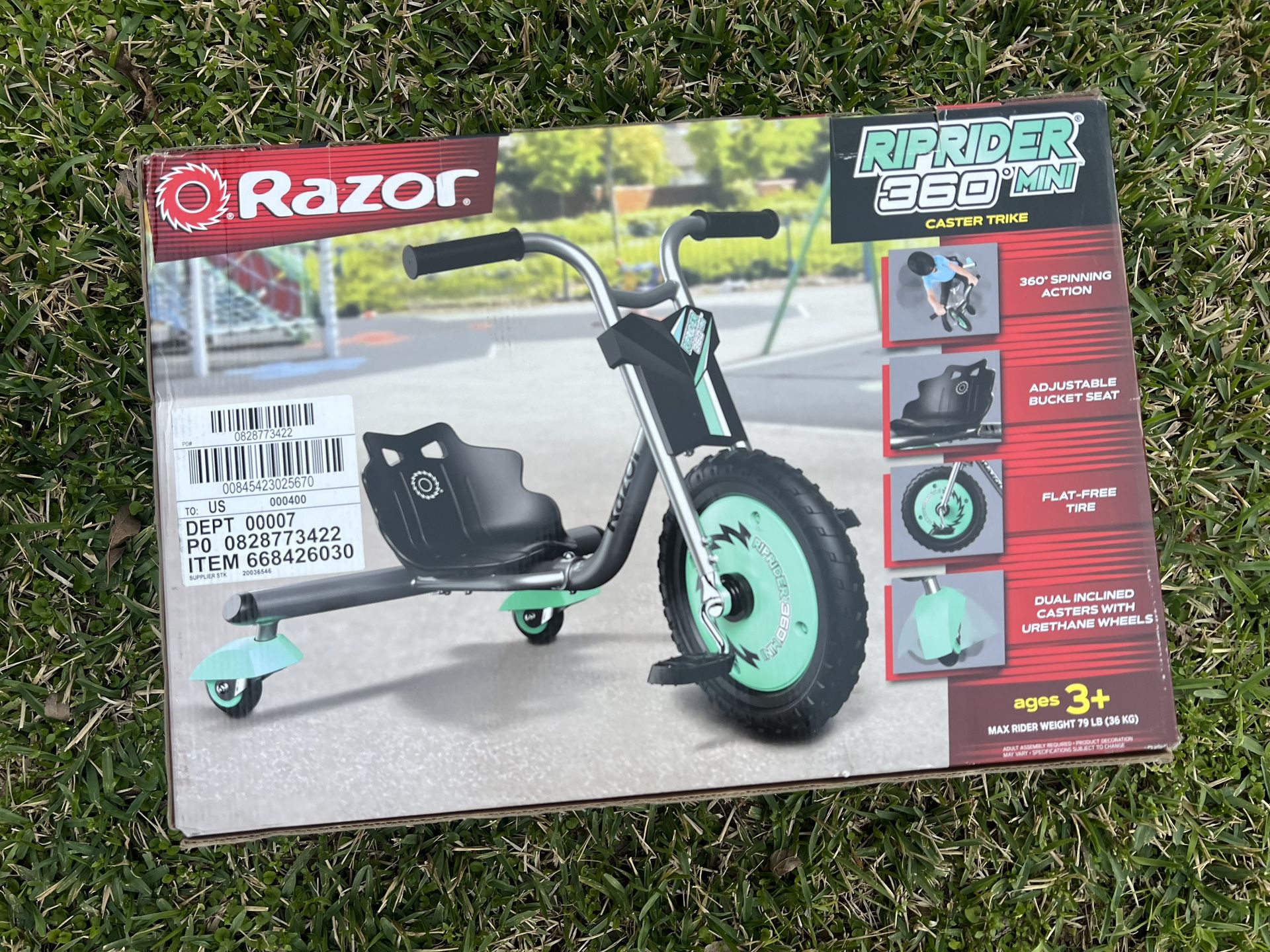 Riprider 360 Razor 360 Go Kart Razor RipRider 360 Mini Teal, 360