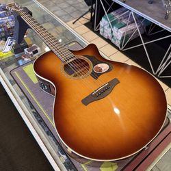 Ibanez AE160 Vintage Mahogany Sunburst Concert Acoustic Electric Guitar NEW!