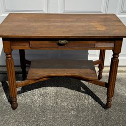 Antique Library Table 