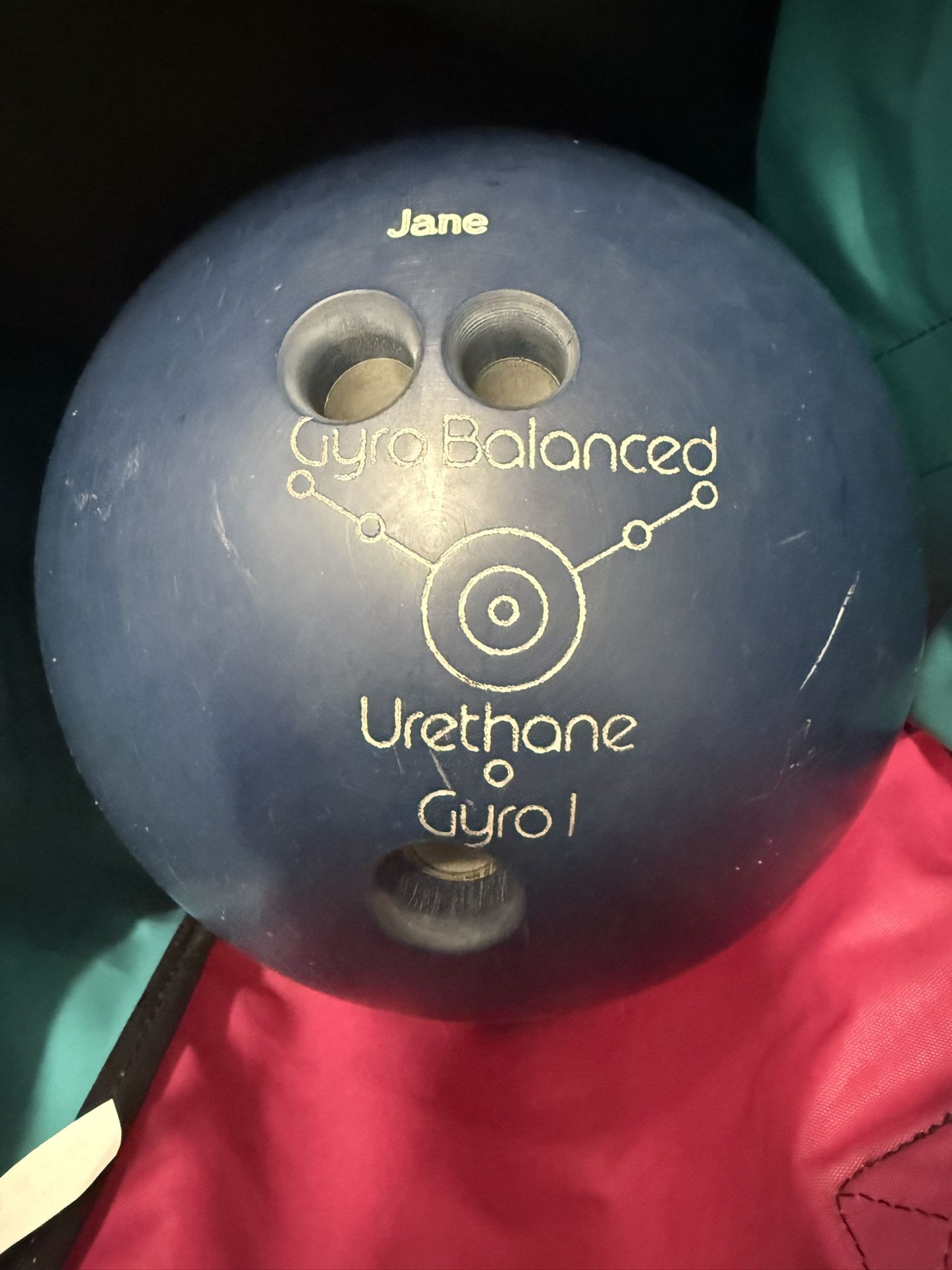 Ebonite Urethane Bowling Ball + Brunswick Bag - Great Set!
