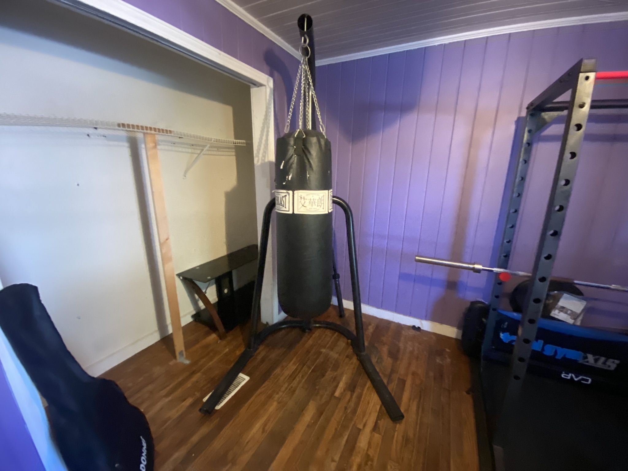 Heavy Punching Bag – $150 – Some Wear, No Ground Bolts