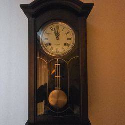 Hanging grand father clock