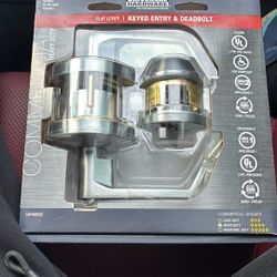 Universal Hardware Door Handle With Two Keys Inside 