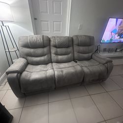 Recliner couch sofa
