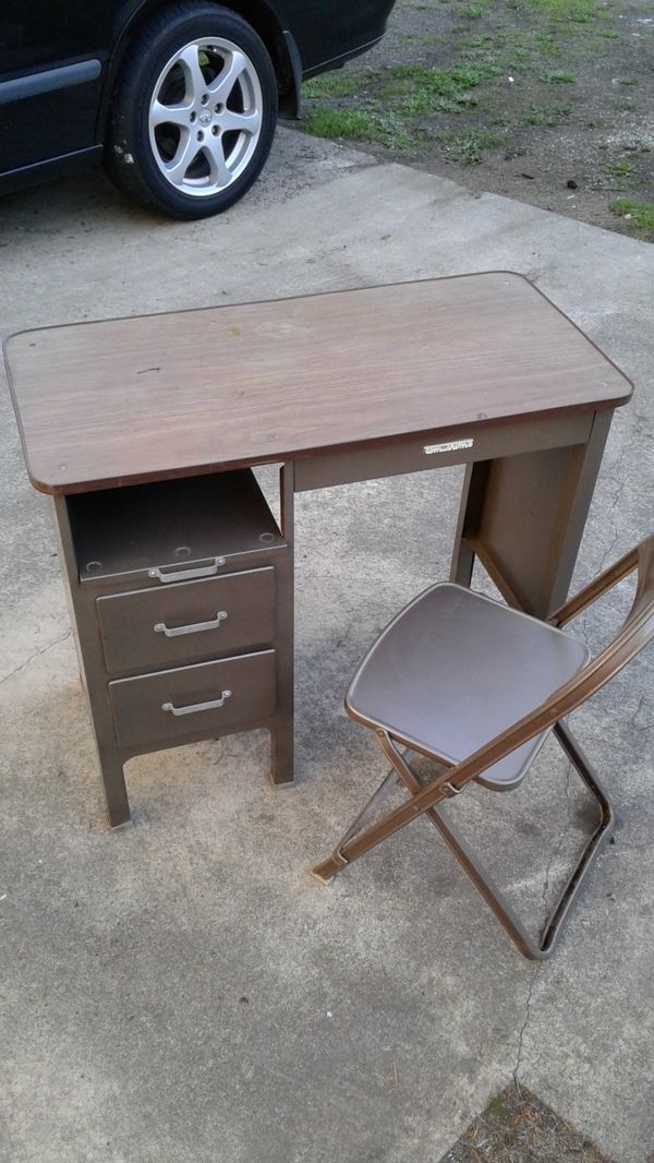 Vintage Tom Thumb Kids Metal Desk Set For In Portland Or Offerup