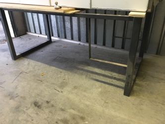Steel desk table base $100