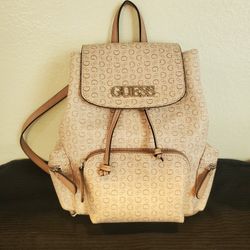 AUTHENTIC GUESS BETHESEDA MINI BACKPACK ROSE MINT CONDITION 