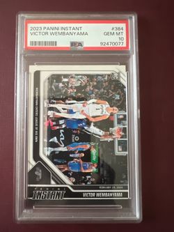 Victor Wembanyama 2023 numbered RC card PSA10