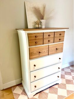 Tall boy 5 drawer dresser