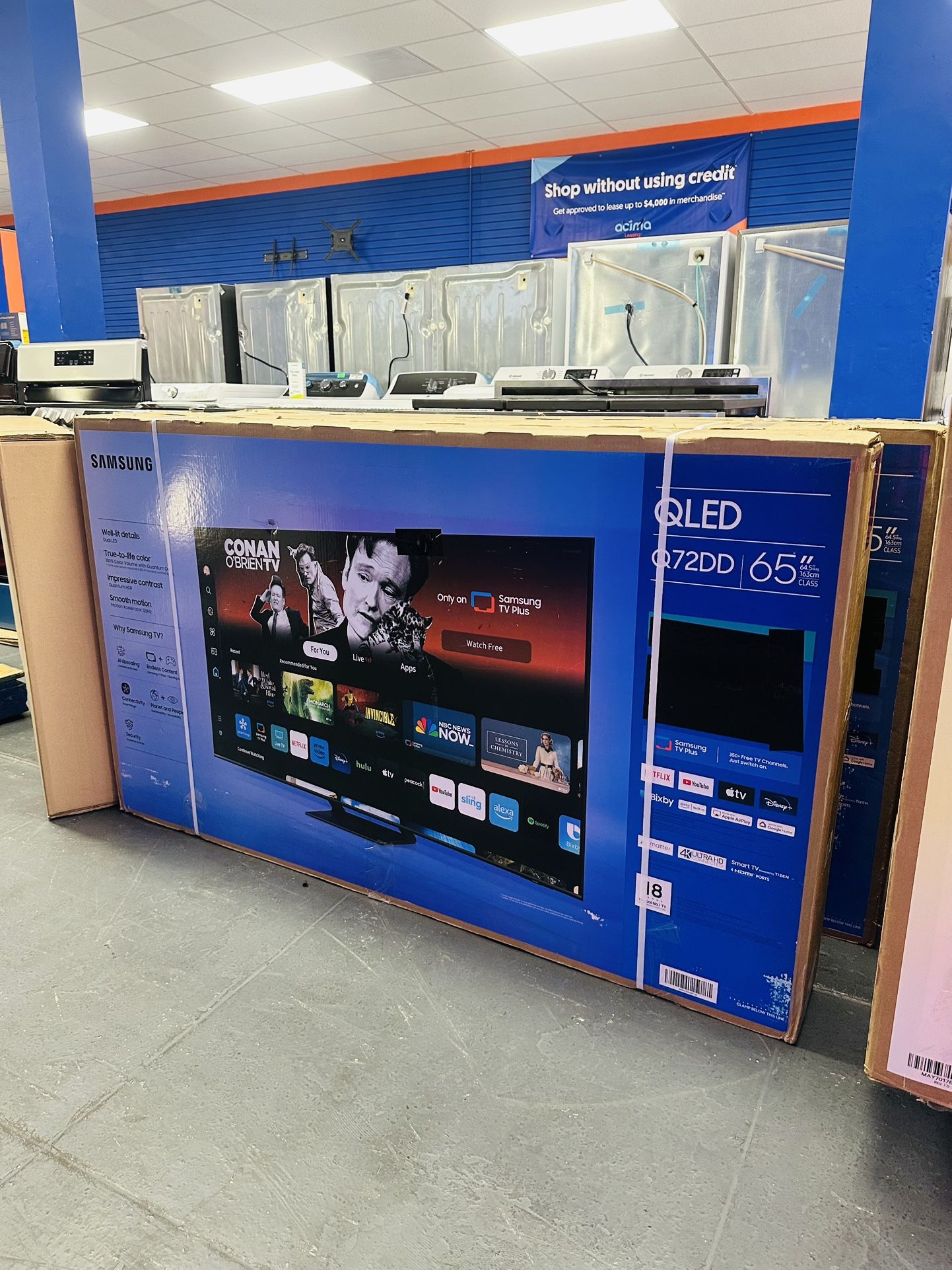 65” Samsung QLED Q72D 4K UHD Smart Tv