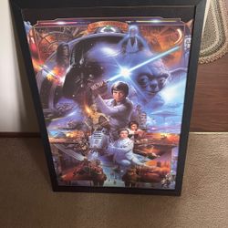 30th Anniversary Star Wars Textured Art 36x28
