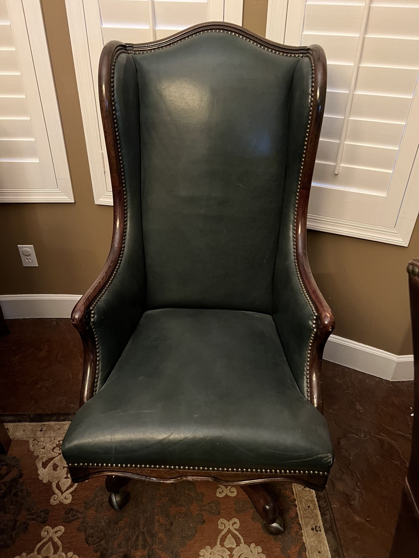 Luxury Custom Build Wingback Office Chair