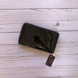 Black Clutch Purse Wallet