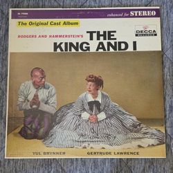 King and I Decca DL 79008 Stereo Sample Copy Vinyl LP Yul Brynner 1959
